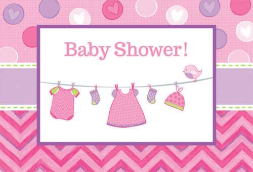 Baby Shower Girl Invitations